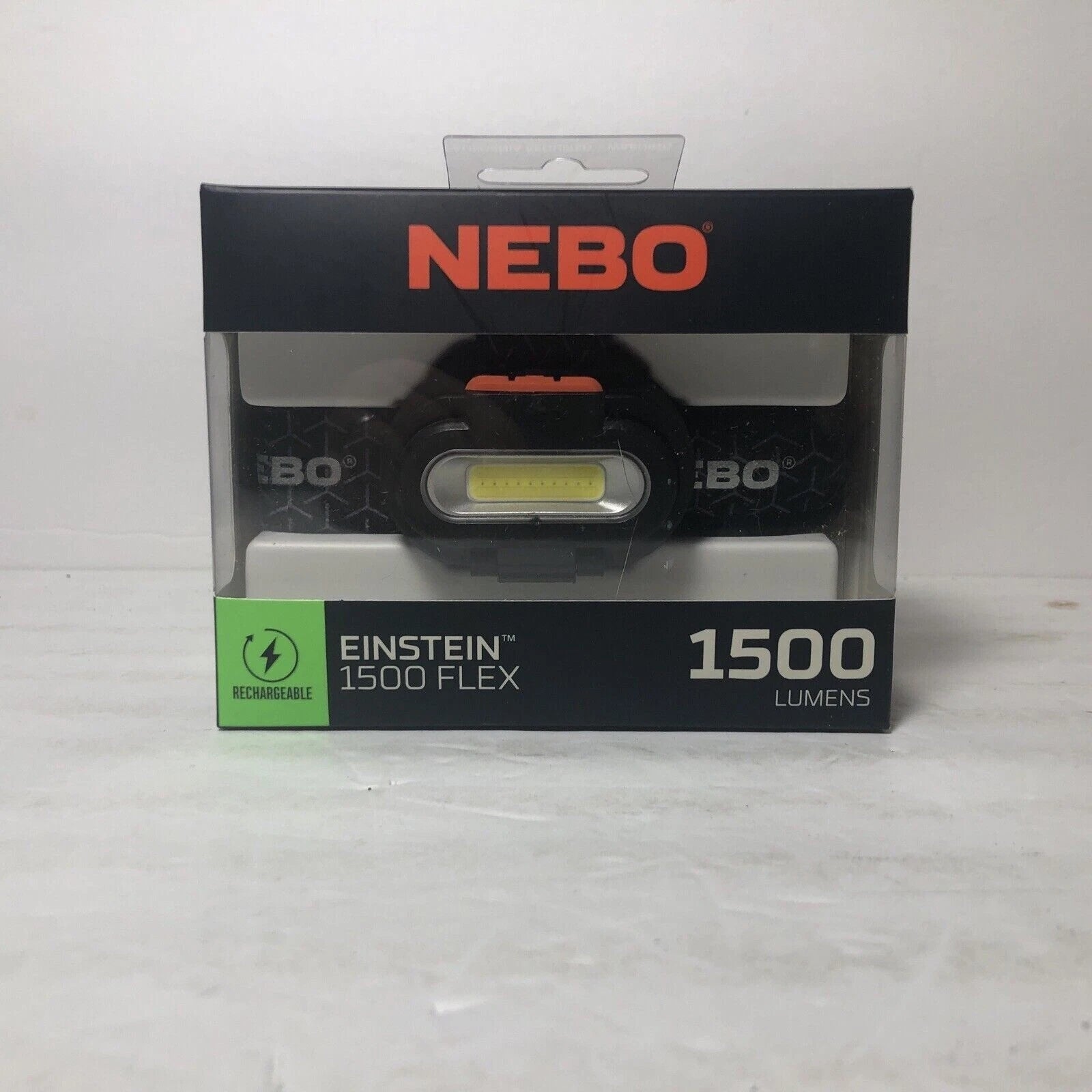 NEBO Einstein 1500 FLEX Rechargeable Headlamp 1500 LUMENS LIGHT NEB-HLP-0008