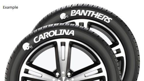 MLB Baseball Teams Tire Tatz Sidewall Car Truck Decals Set of 2 USA