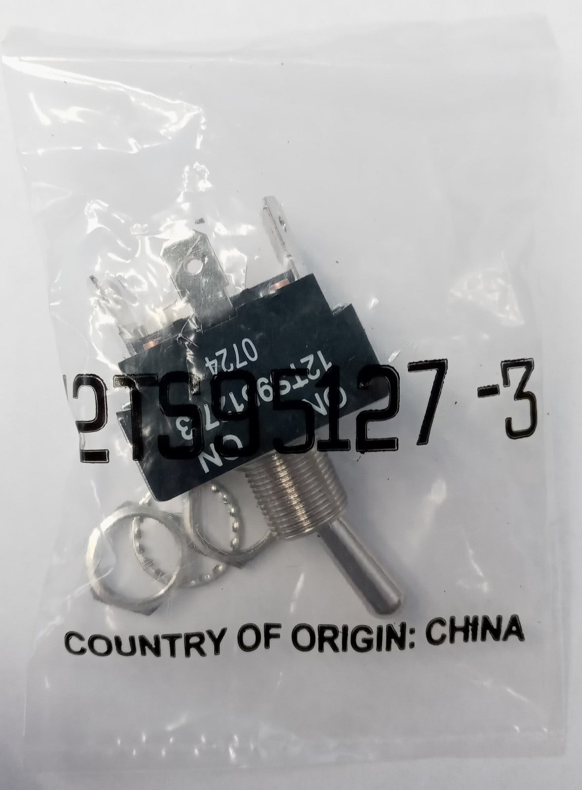 Honeywell 12TS95127-3 Toggle Switch ON-ON 10a 277 20A 125 VAC 1-1/2HP 125-250
