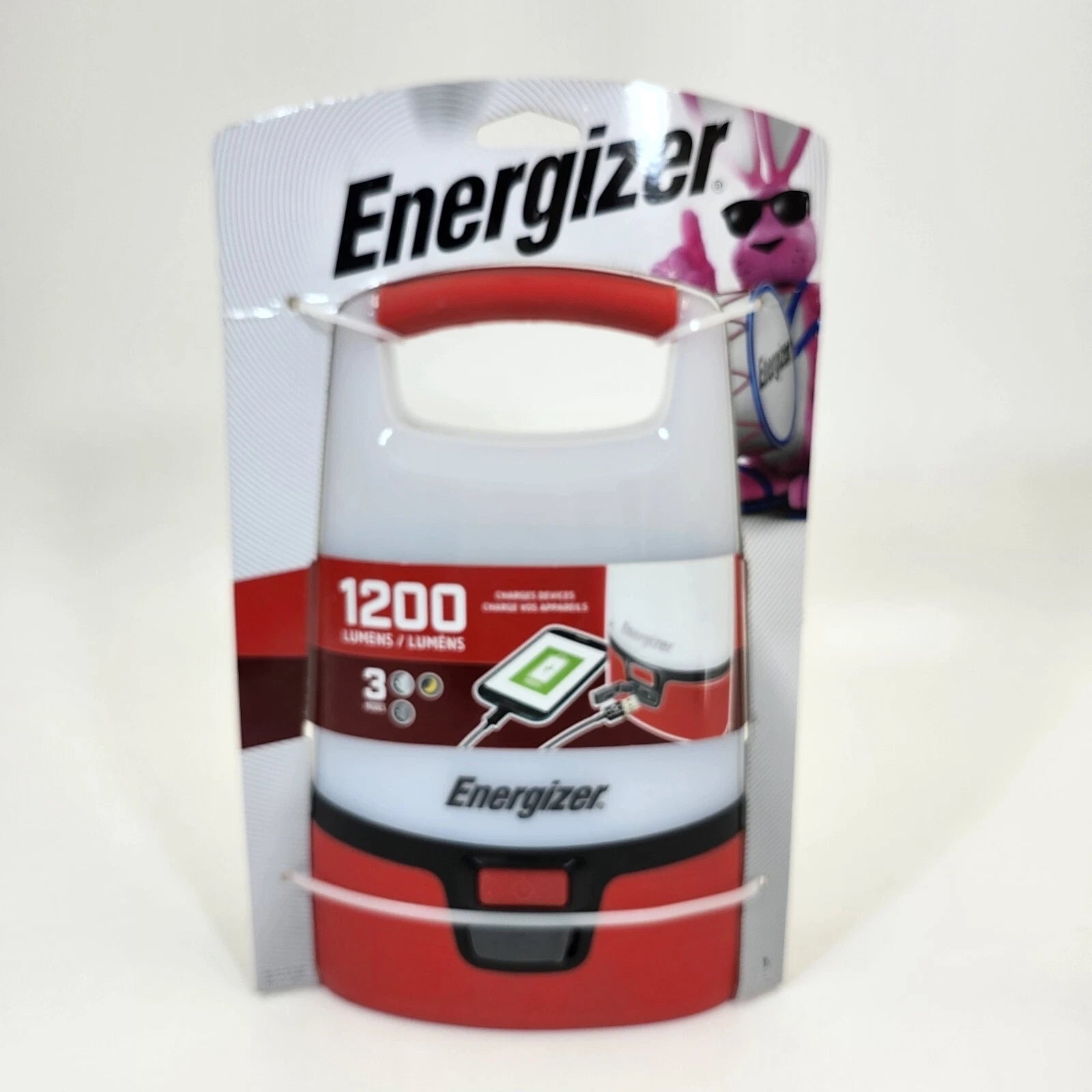 Energizer Lantern 1200 Lumen LED Lamp Charger Flashlight Battery Power ENALU451E