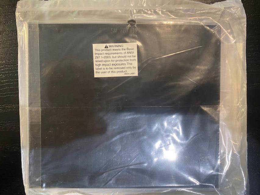 Sellstrom 4 x 5 Heat Treated Glass Filter Plate Shade #12 16312