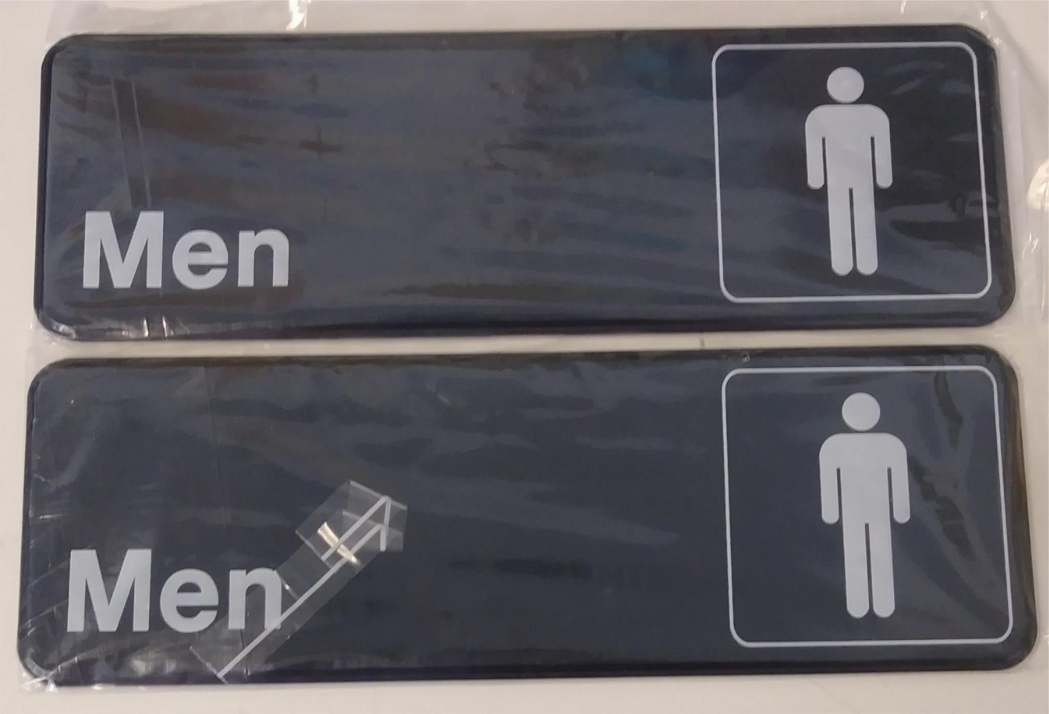 Advantus Men's Restroom Sign 2pcs 83628