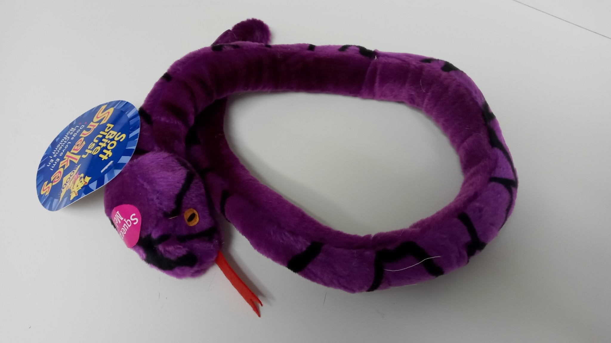 Booda 53979 Soft Bite Plush Snakes For Dogs Assorted Colors