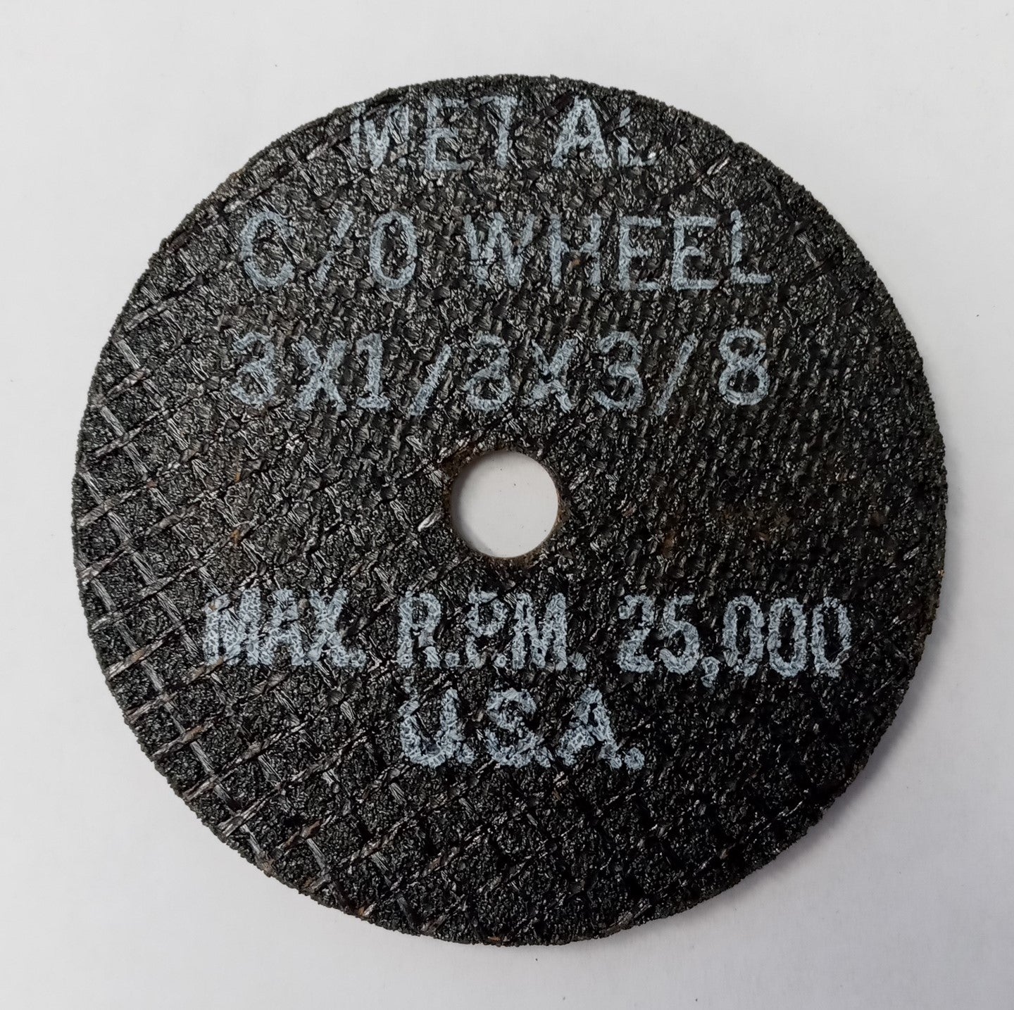 Farm & Fleet 185290 / 2070 Metal Cut Off Wheel  3 x 1/8 x 3/8 USA
