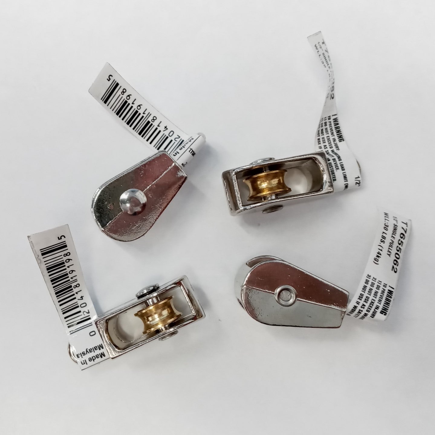 Campbell T7655062 1/2" Single Pulley 4pcs