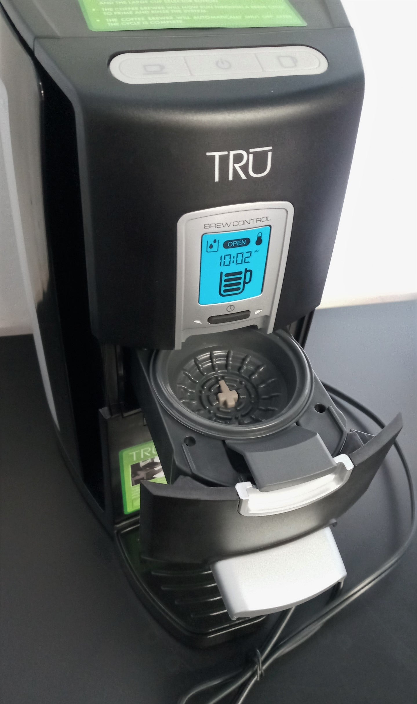 TRU DIGITAL Single Serve POD Coffee Brewer Adjustable Cafe Quality CMP-6 NEW