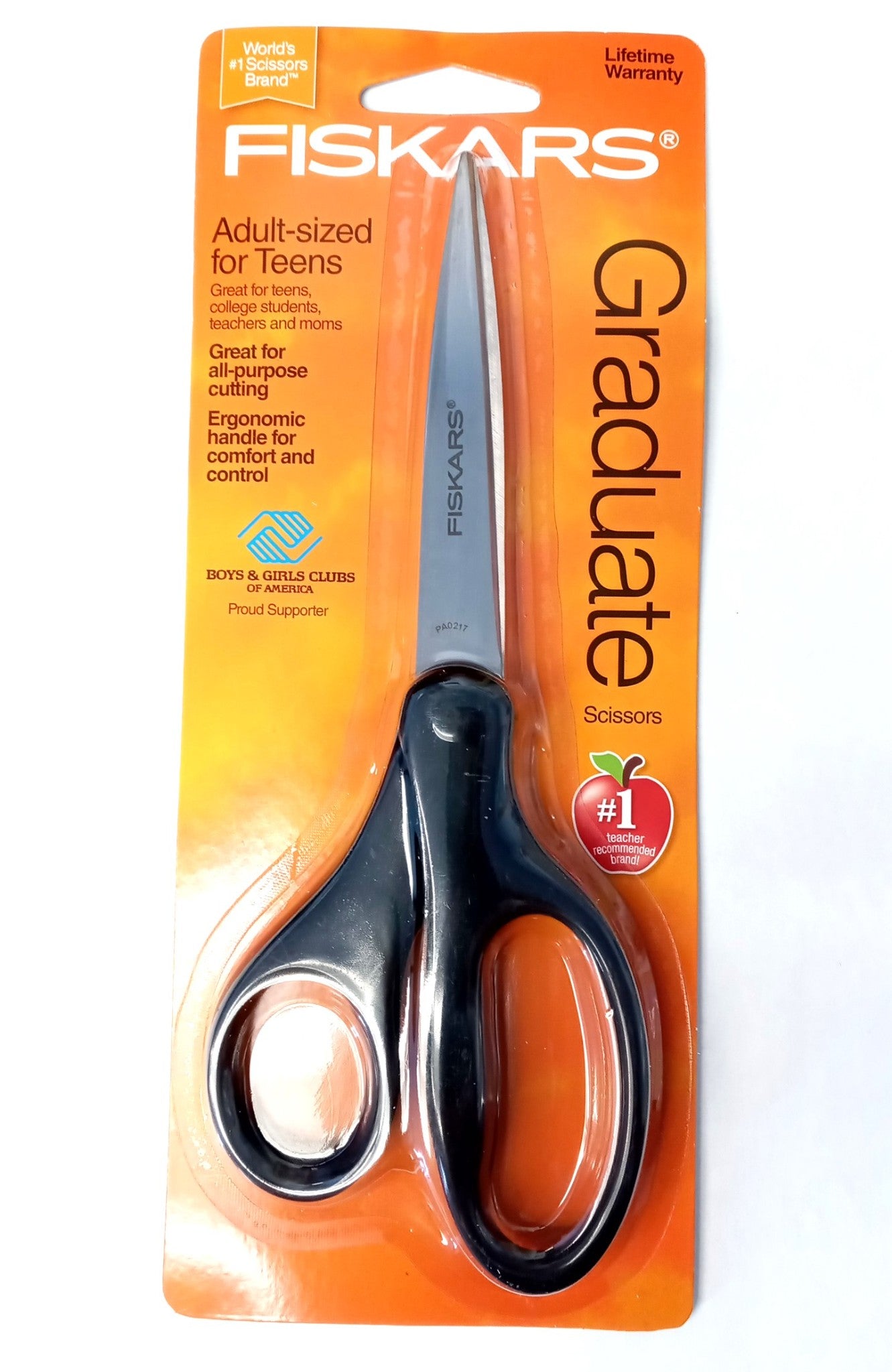 Fiskars 01-005358R 8" Stainless Steel Graduate Scissors (random colors) 1pc