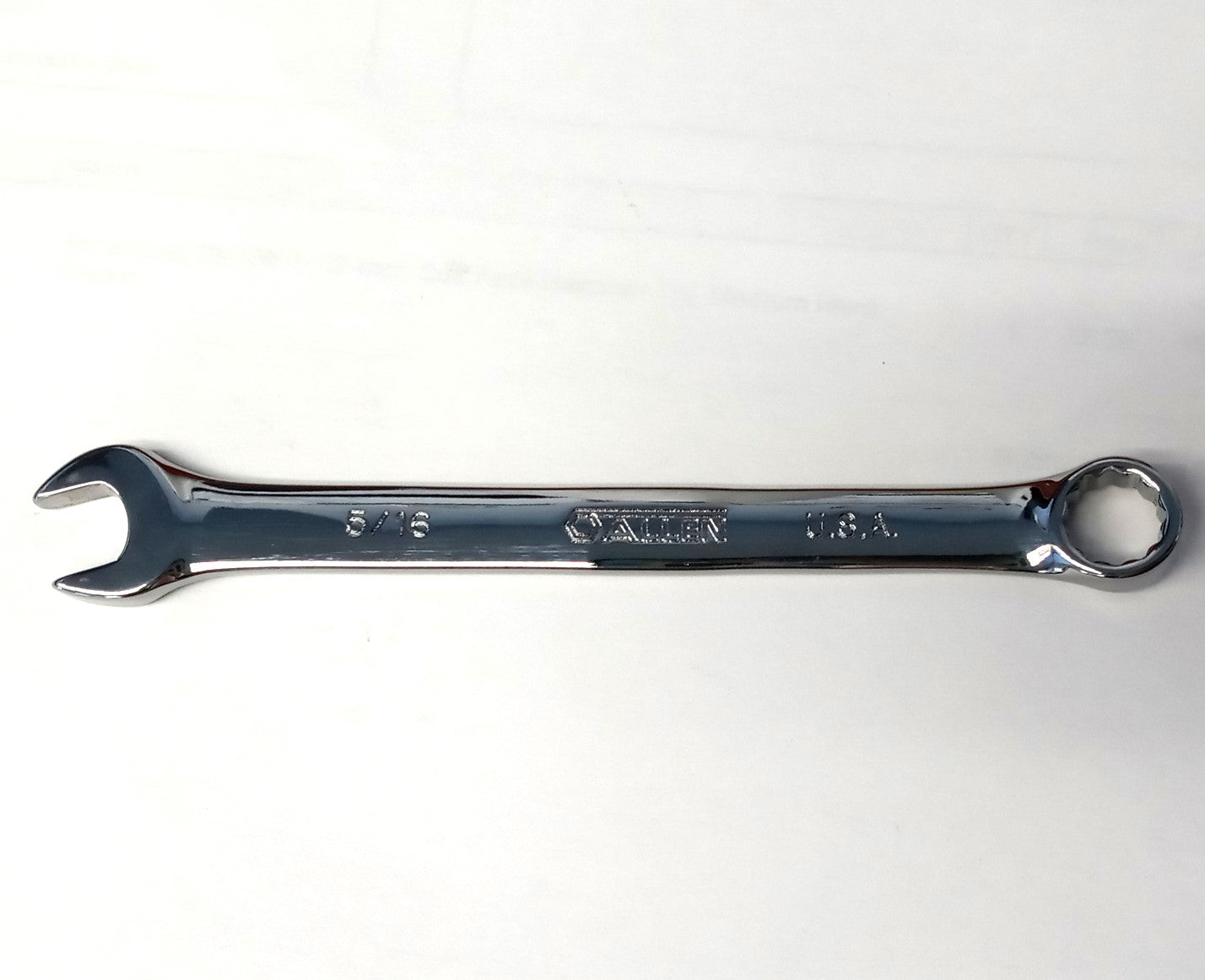 Allen 20471 5/16" Full Polish Combo Wrench USA 12PT.