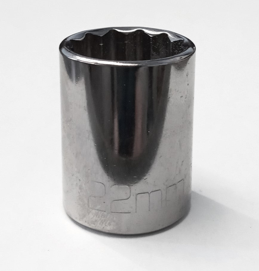 Kobalt 22522 22mm Socket 12-Point 1/2" Drive USA