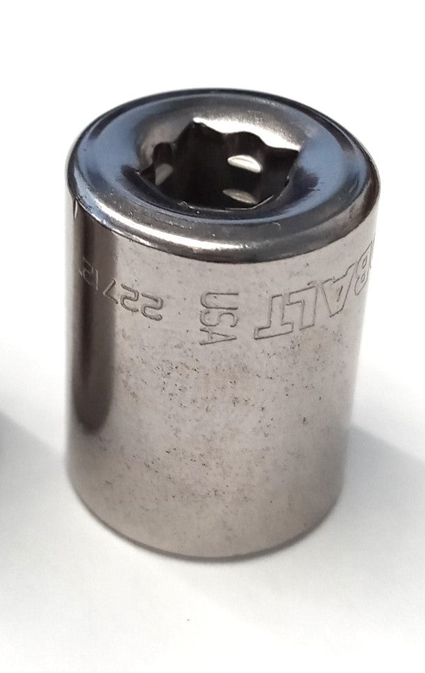 Kobalt 22712 12mm Socket 6-Point 1/4" Drive USA