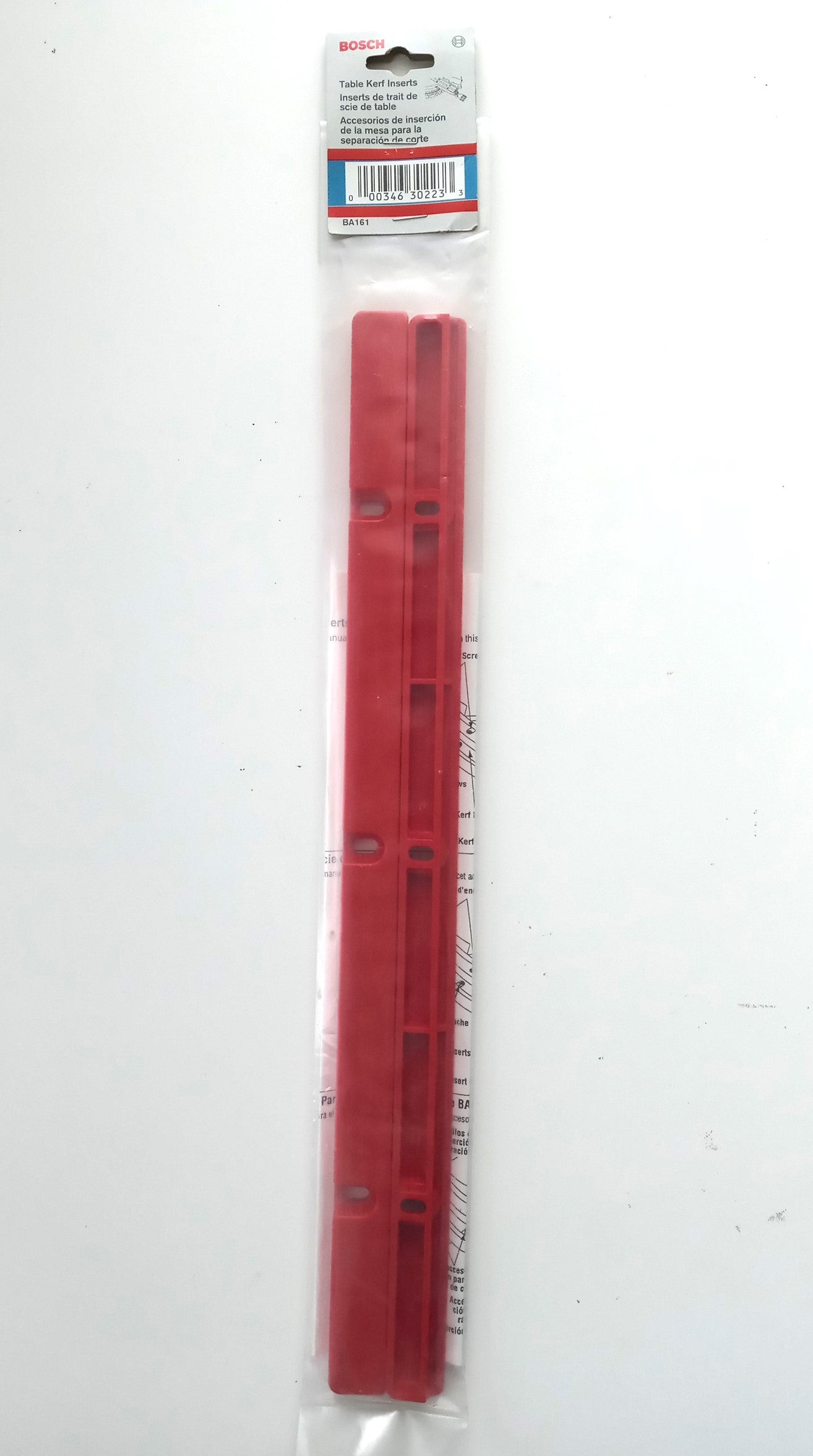 Bosch BA161 Replacement Kerf Inserts For 10" Mitre Saw