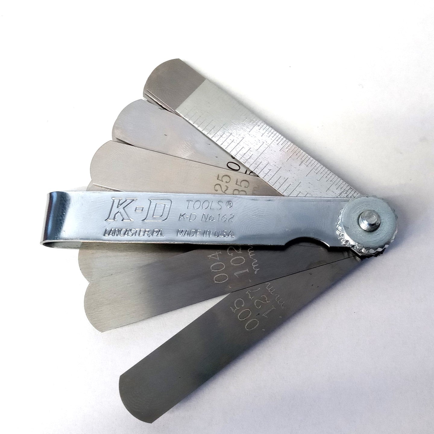 KD Tools 162 15 Blade Feeler Gauge 0.002 to 0.025" USA