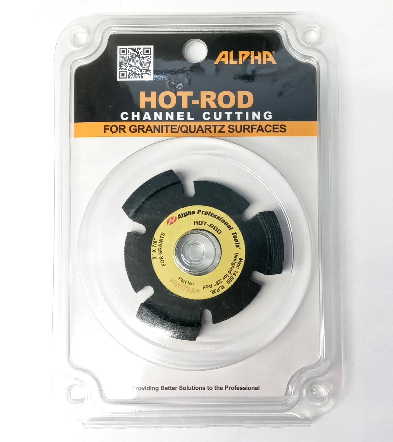 Alpha HW03A+ Hot-Rod Blade For Wet/Dry Channel Cutting For Granite Quartz Japan