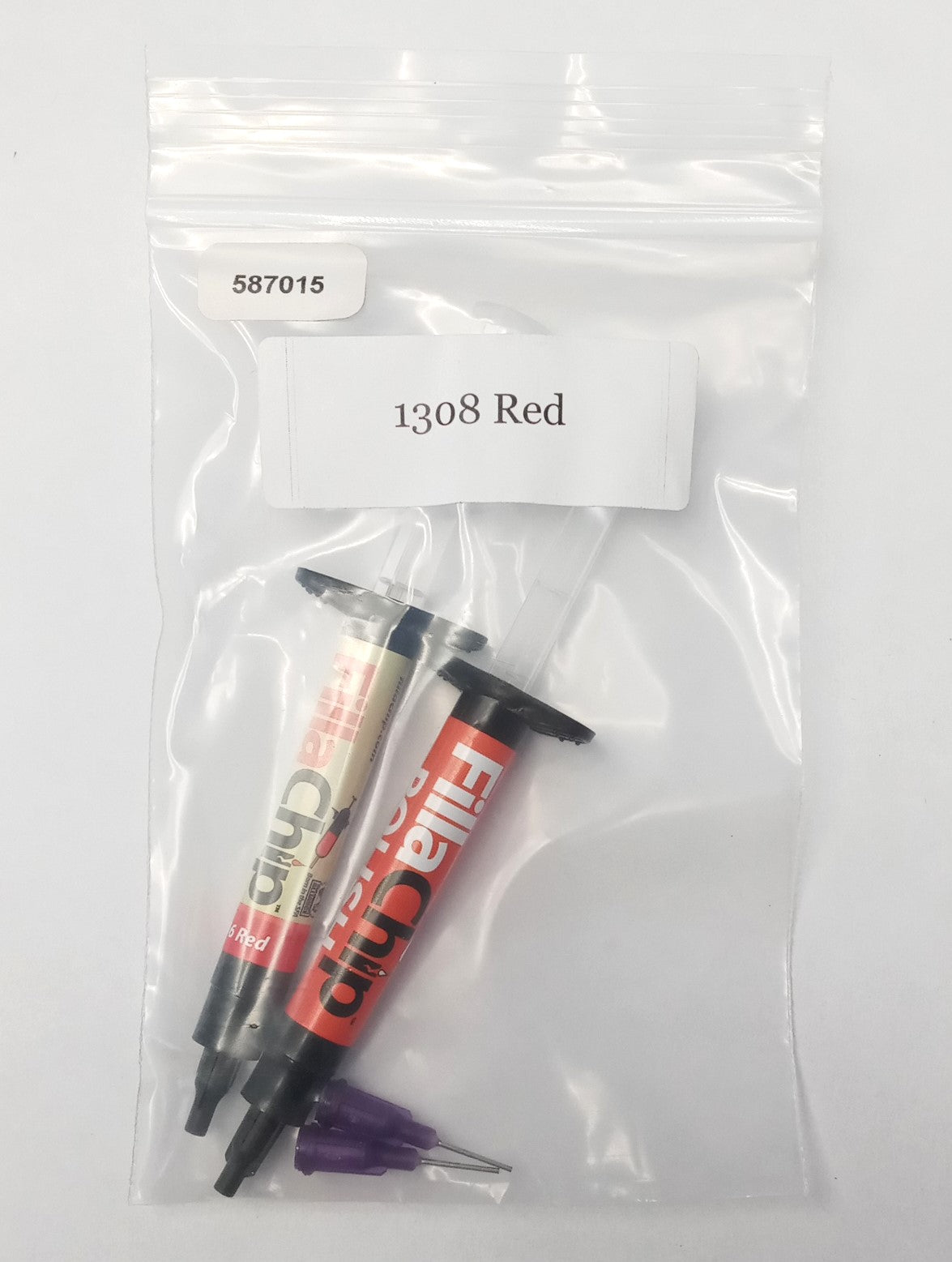 UBA Tuba FillaChip 1308 Single Color Kit for Stone Chip Repair Red