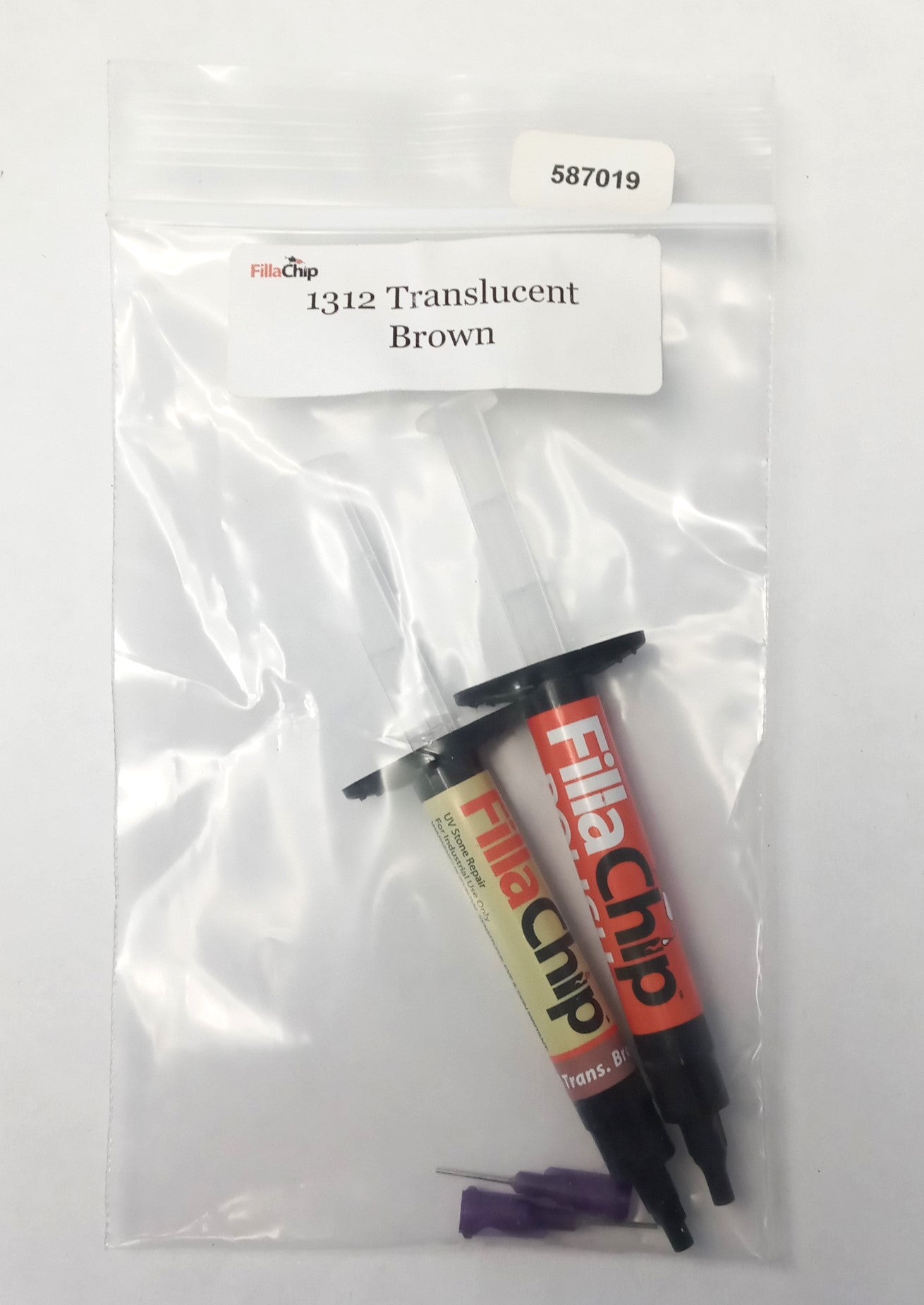 UBA Tuba FillaChip 1312 Single Color Kit for Stone Chip Repair Brown