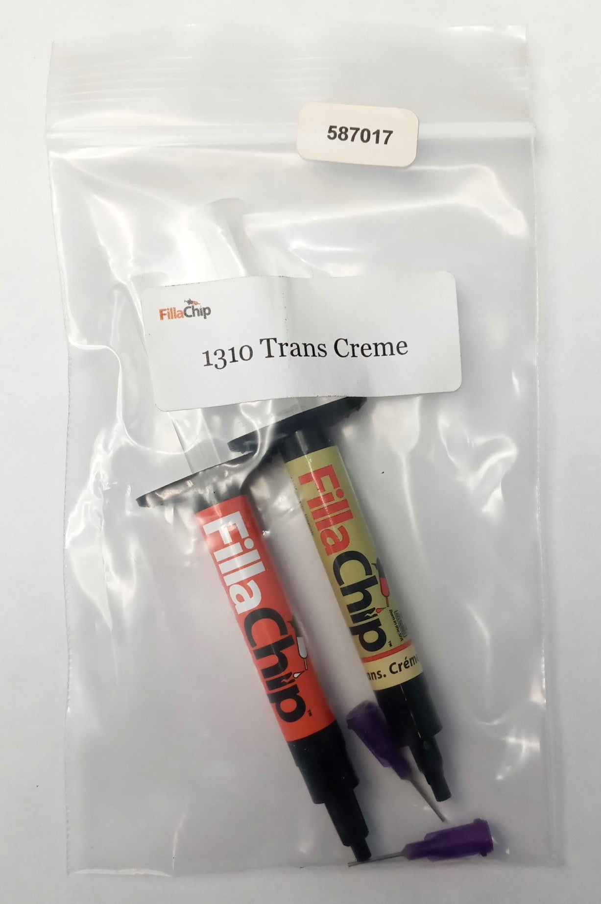UBA Tuba FillaChip 1310 Single Color Kit for Stone Chip Repair Trans Creme