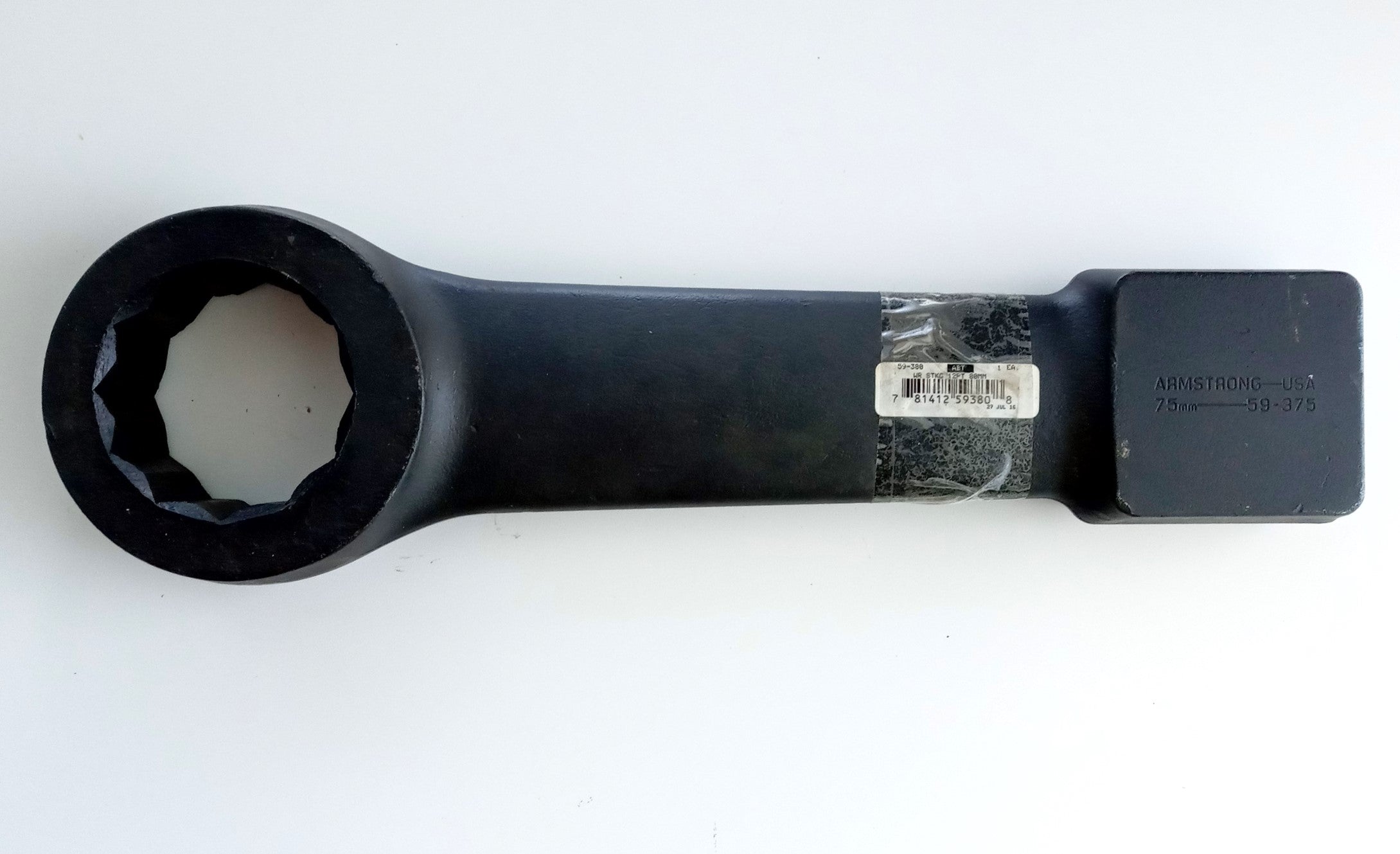 Armstrong 59-375 75MM 12 Point Metric Straight Pattern Slugging Wrench USA