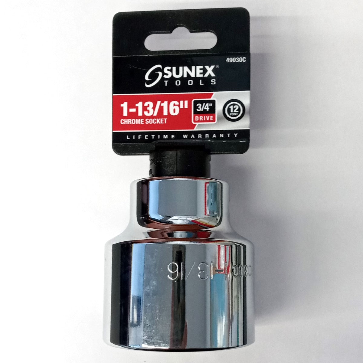 Sunex 49030C 3/4" Drive 1-13/16" Socket 12 Point