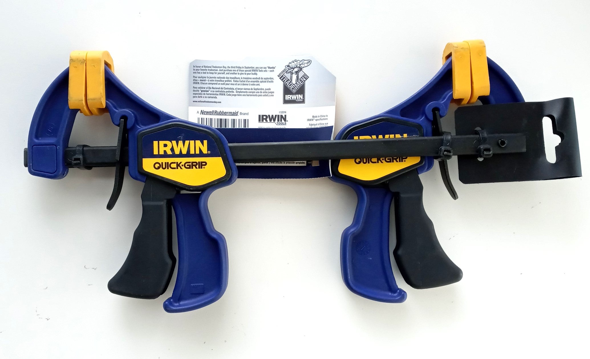 Irwin Quick-Grip 1908534 6" 2 Piece Mini One-Handed Bar Clamp