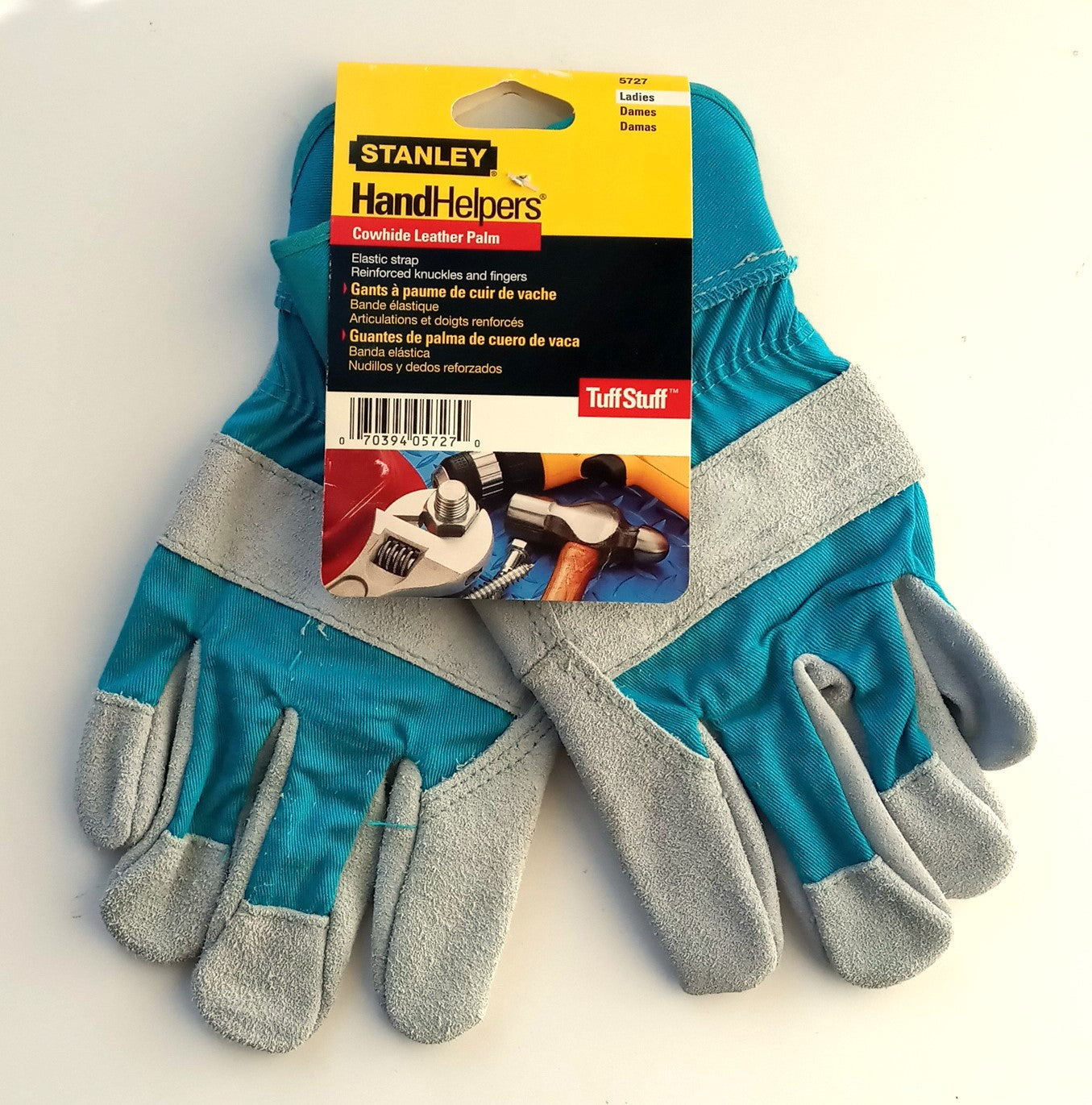 Stanley 5727 Ladies Cowhide Leather Palm Gloves, Assorted Colors, On Pair