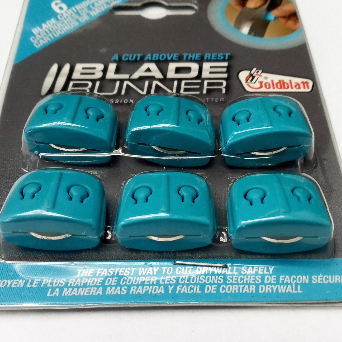 Goldblatt Blade Runner 6 Piece Replacement Blades Drywall Cutter Wallboard 15855