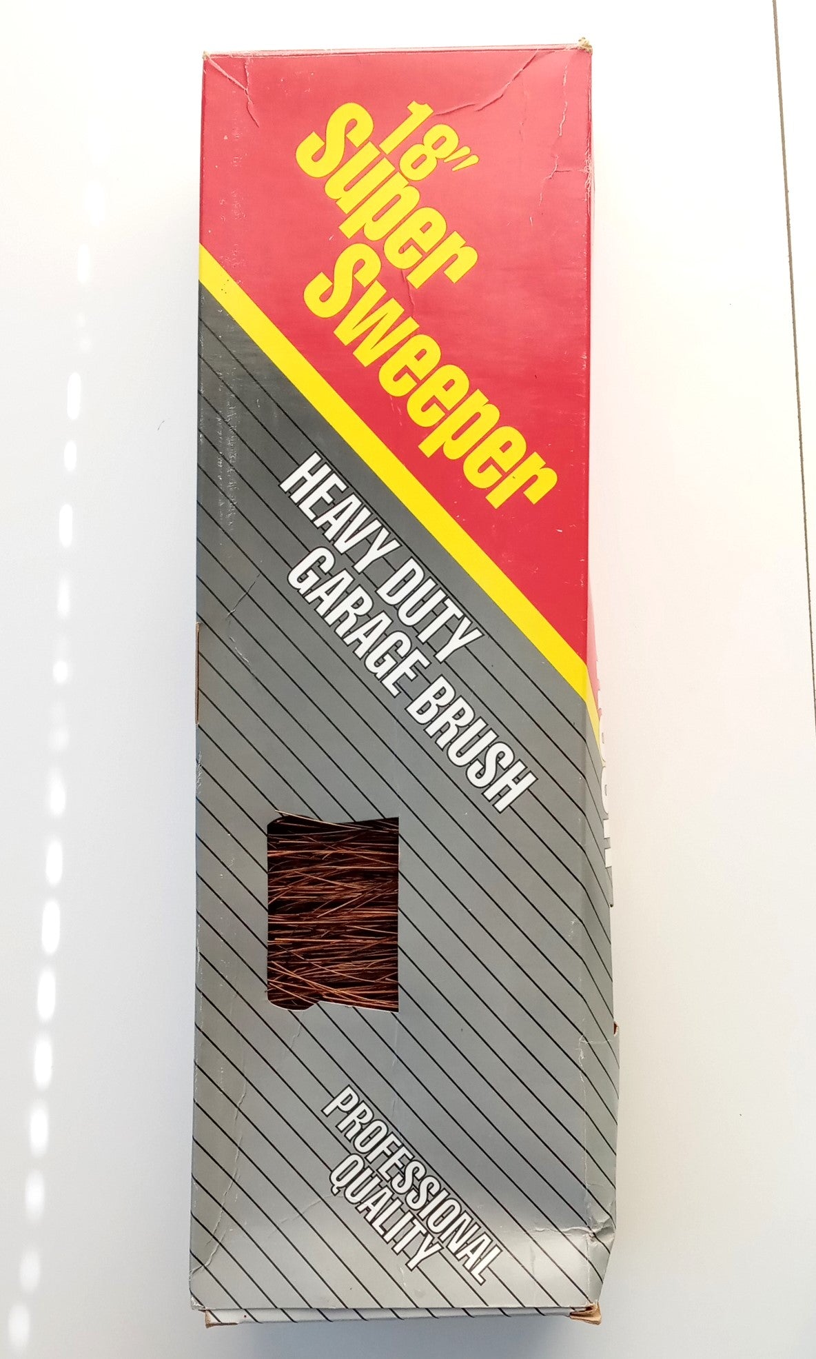 Vantage 89303 18" Heavy Duty Garage Brush, Corse Sweep