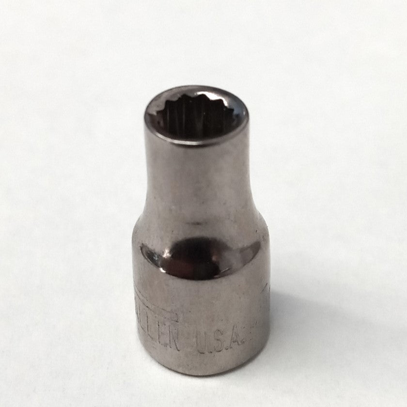 Allen 10304 5mm Socket, 1/4" Drive 12pt. USA