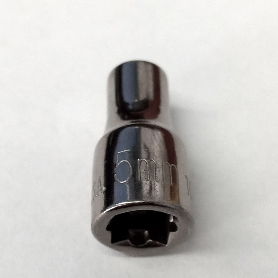 Allen 10304 5mm Socket, 1/4" Drive 12pt. USA