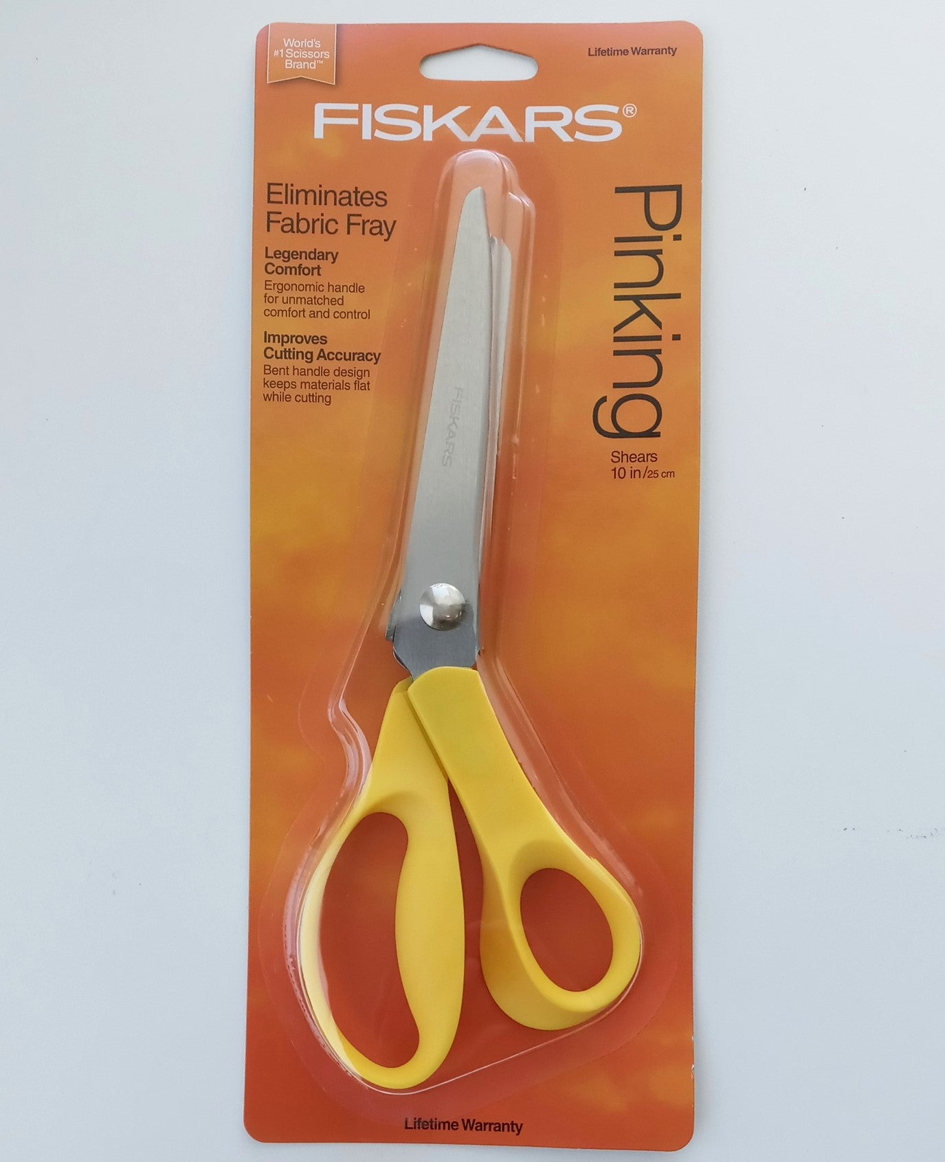 Fiskars 194450-1007 10" Pinking Shears (Assorted Colors)