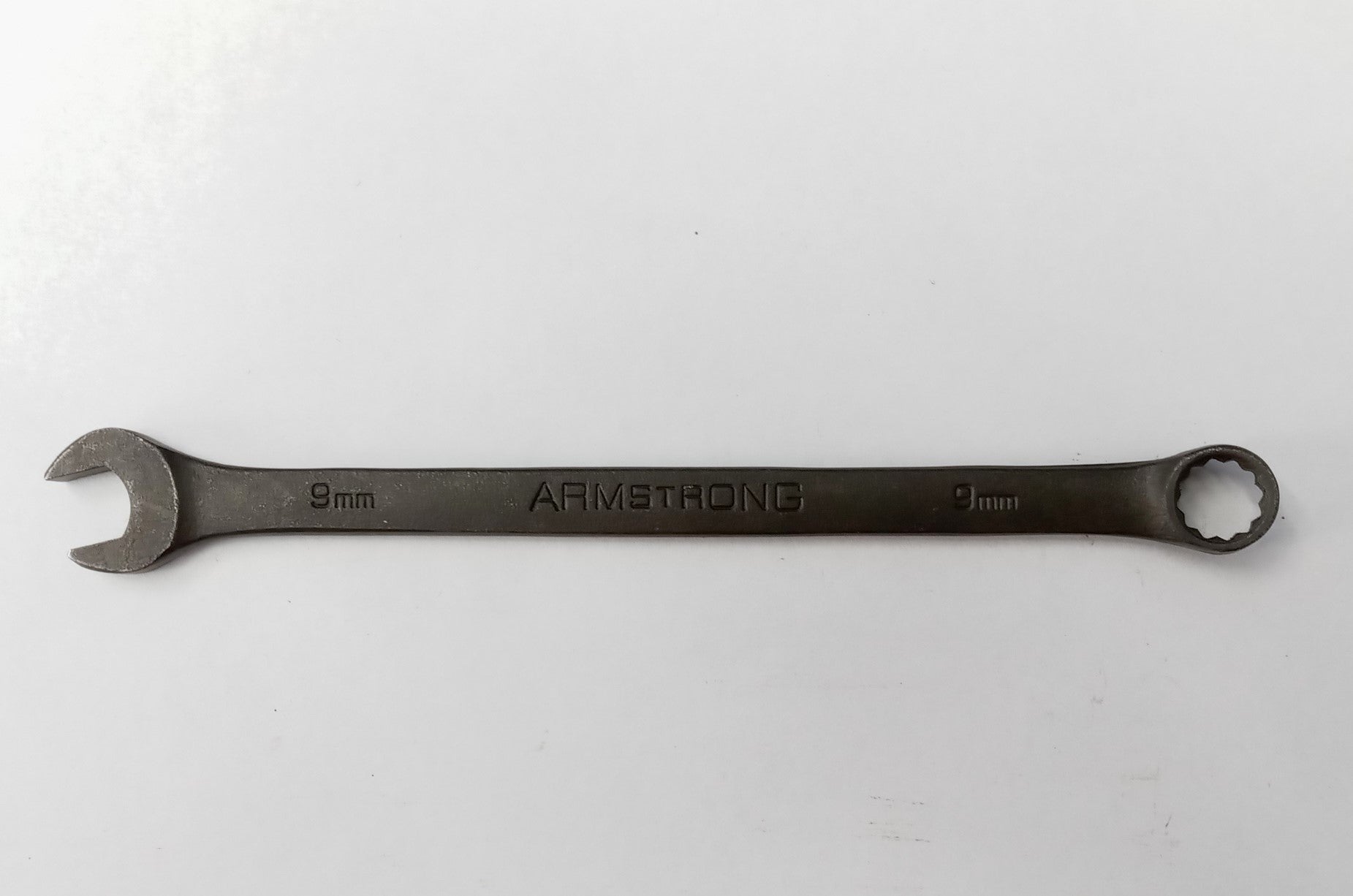 Armstrong 9mm Long Length Open End Combination Wrench 12pt. USA 56-209