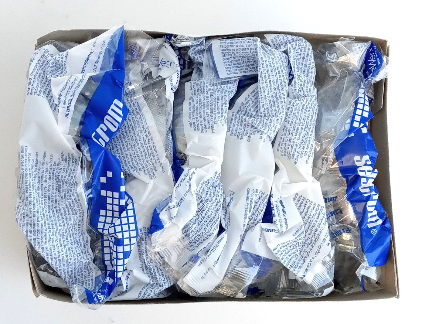 Sellstrom S73631 Safety Glasses  XM330 Series Clear Lens Clear/Black Frame 12pcs