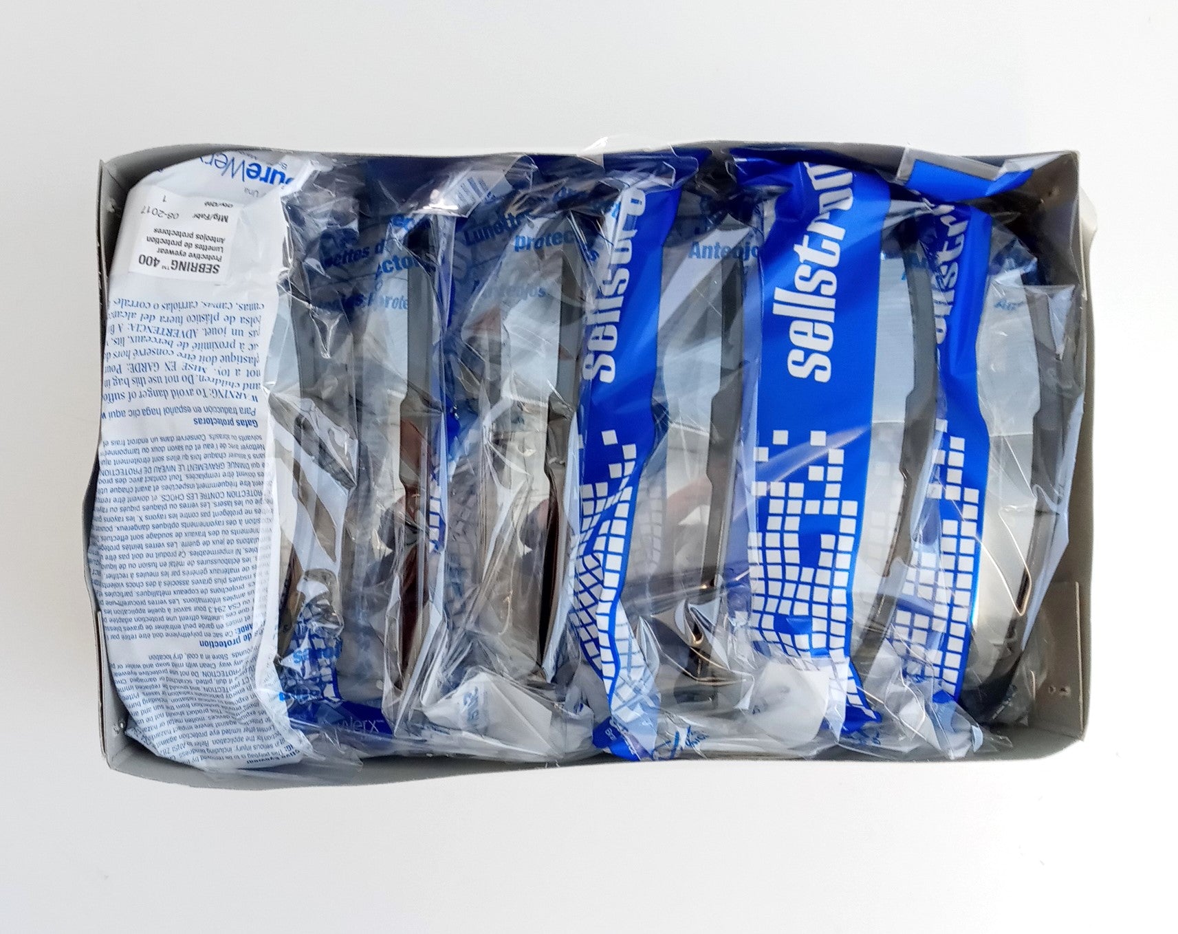 Sellstrom S76341 Safety Glasses - 400 Series - Clear Lens - Black Fram 12pcs.