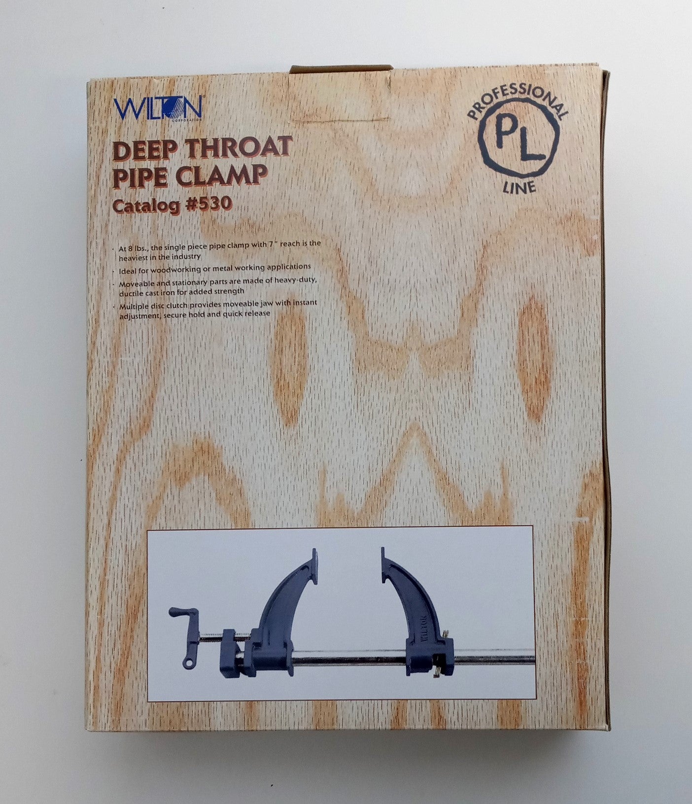 Wilton Classic Series Light-Duty F-Clamp, 18in. Opening, Model# 1200S