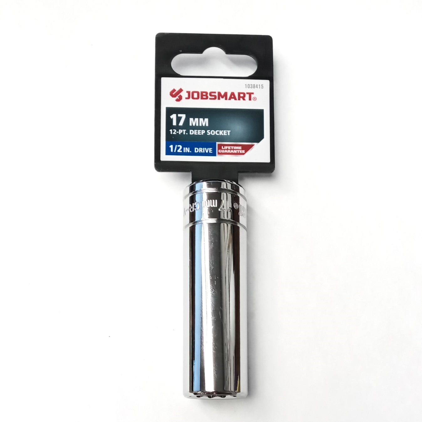 Jobsmart 1038395 1/2" Drive 5/8" Deep Socket 12pt.