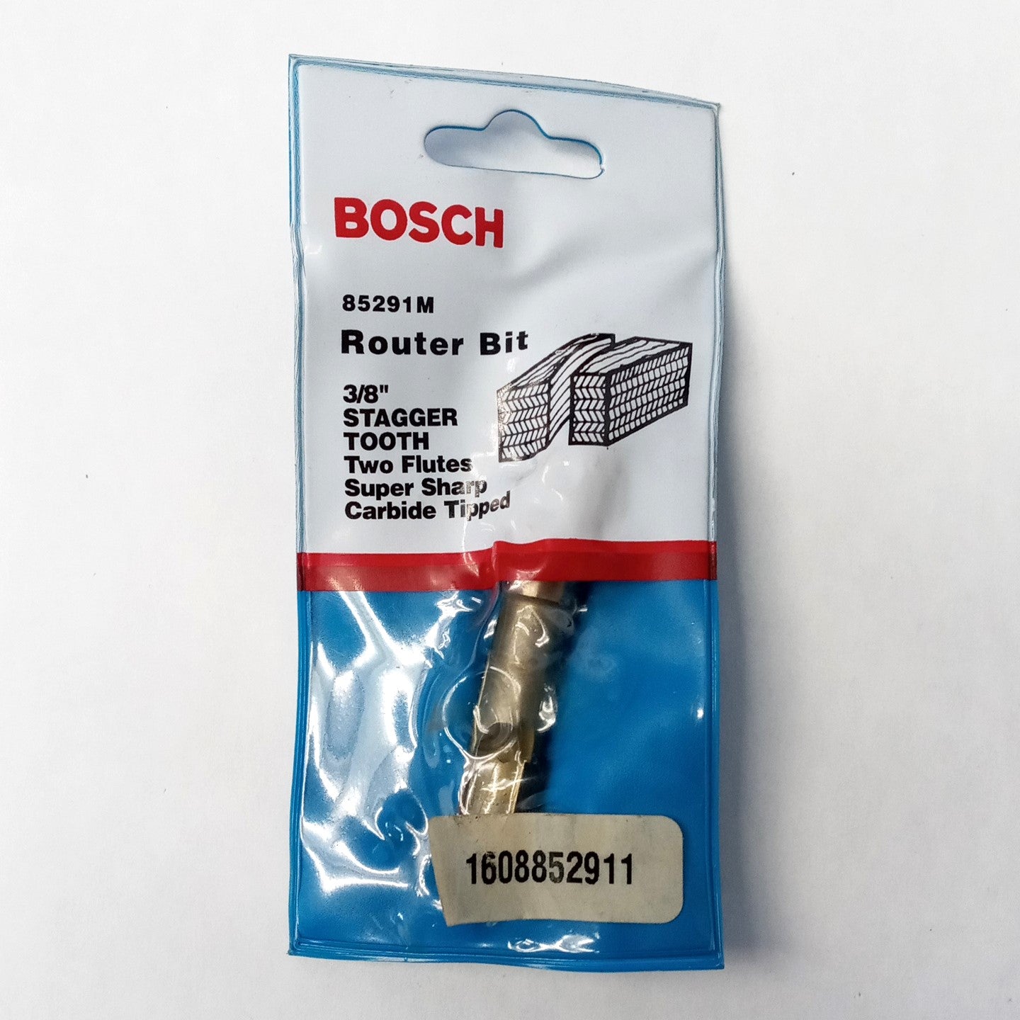 Bosch 85291M Router Bit 3/8" Stagger Tooth 2-Flutes Carbide Tipped