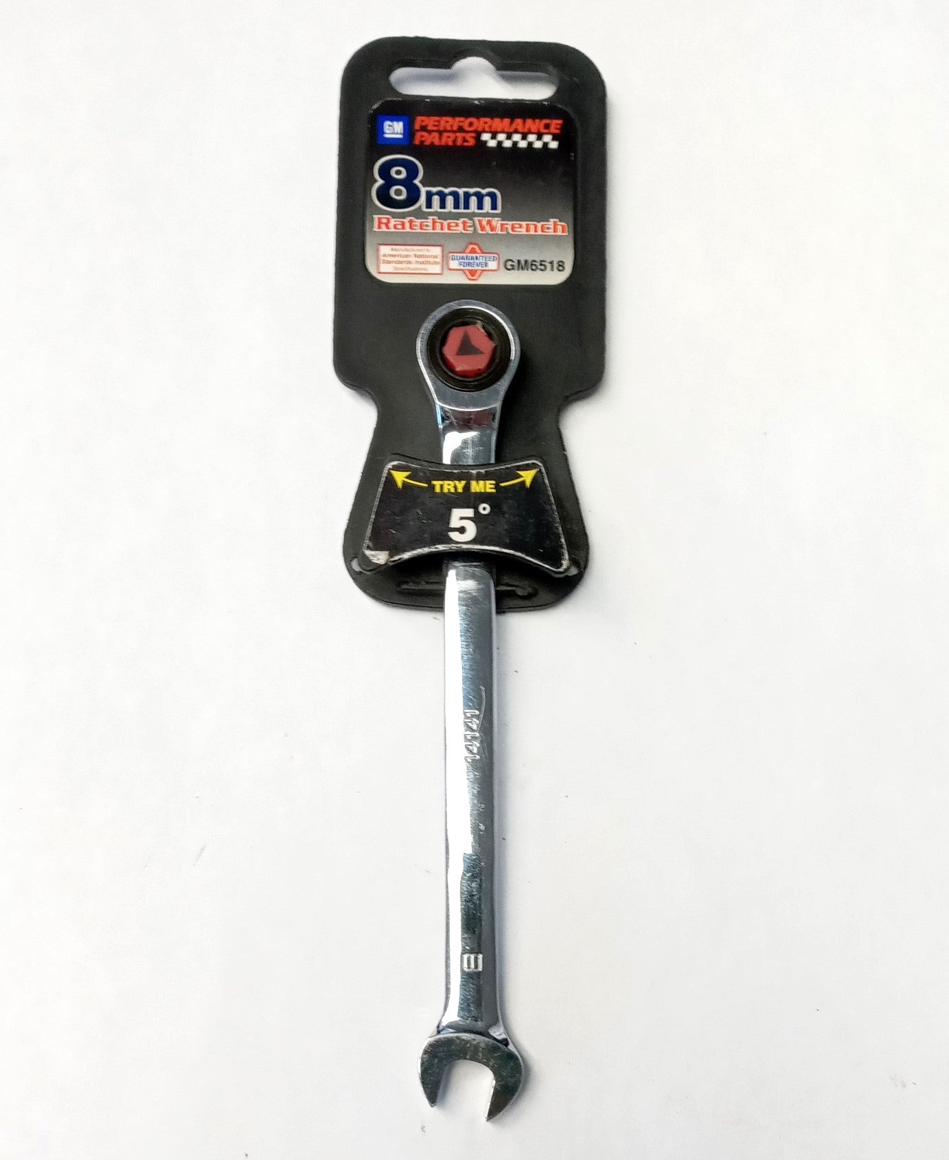 GoodWrench GM6518 8mm Ratcheting Combination Wrench