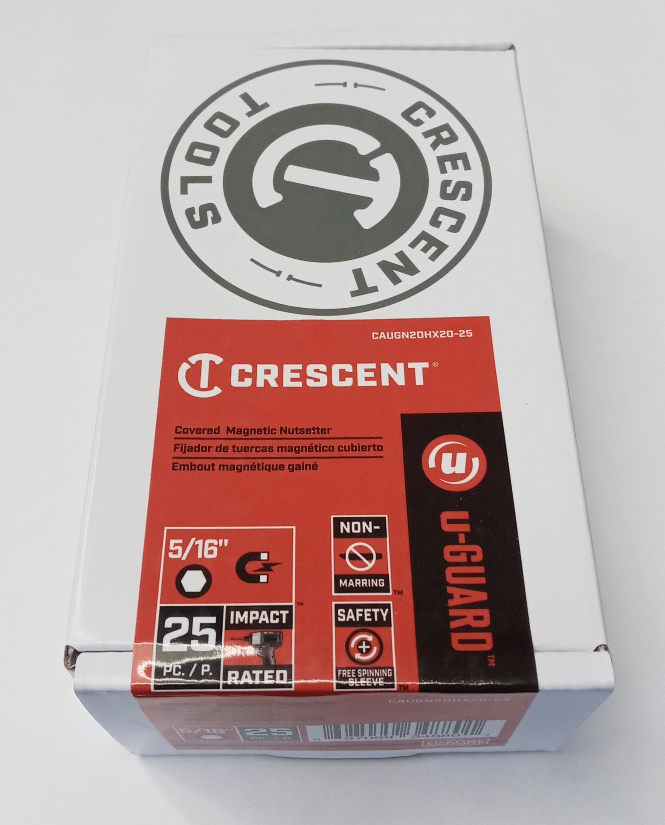 Crescent CAUGN2DHX20-25 U-Guard 5/16" Magnetic Nutsetter 25pc.