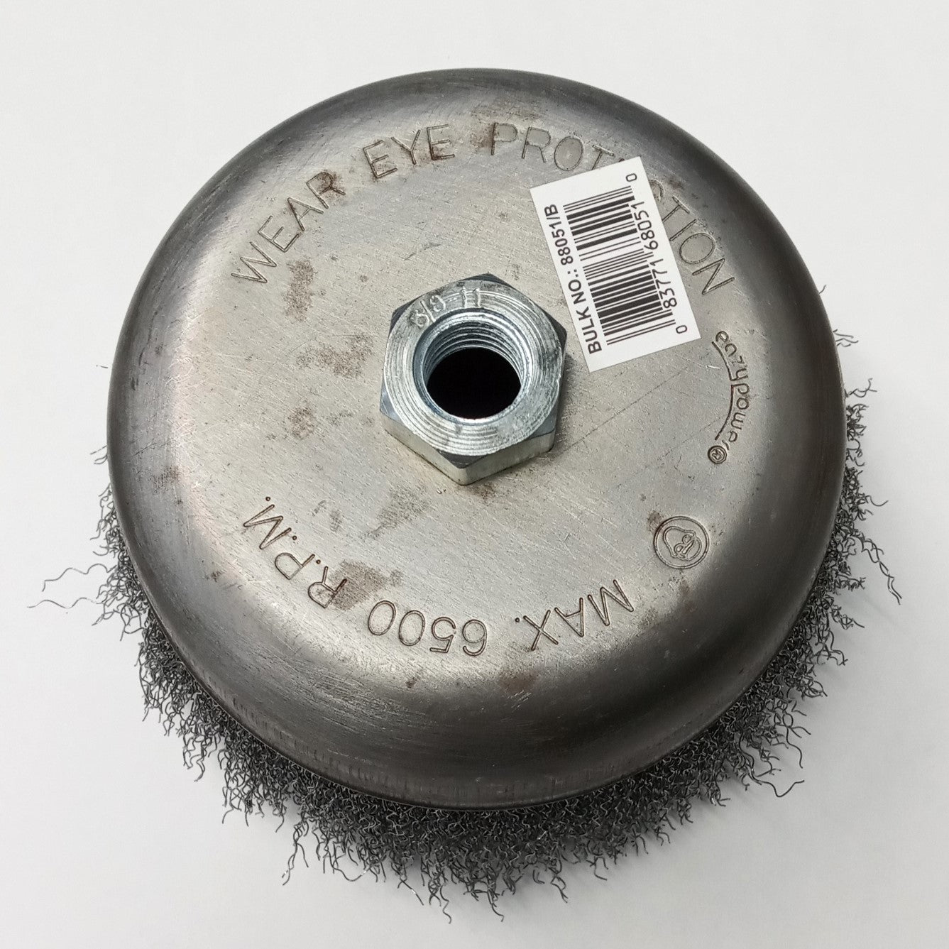 Eazypower 88051 6" Course Wire Cup Brush Carbon Steel