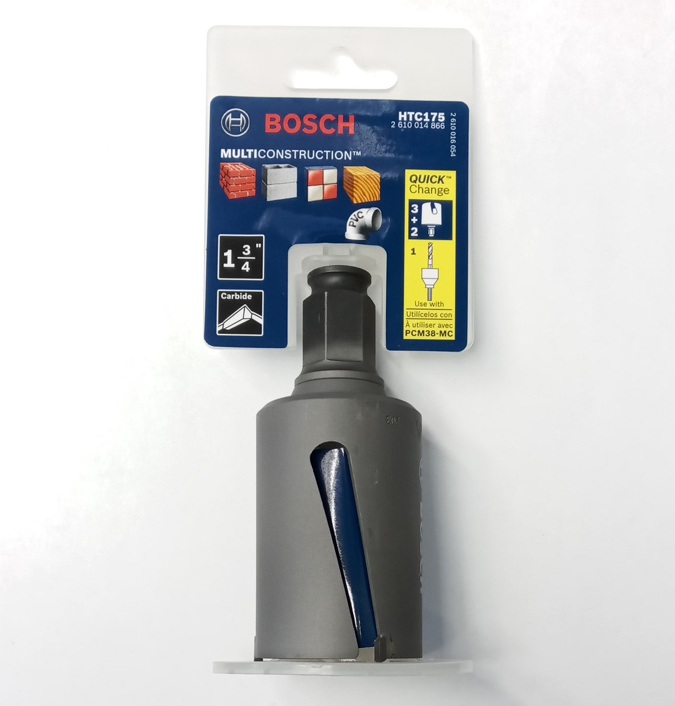 Bosch HTC175 1 3/4 Inch 45mm Carbide Multiconstruction Hole Saw Bit