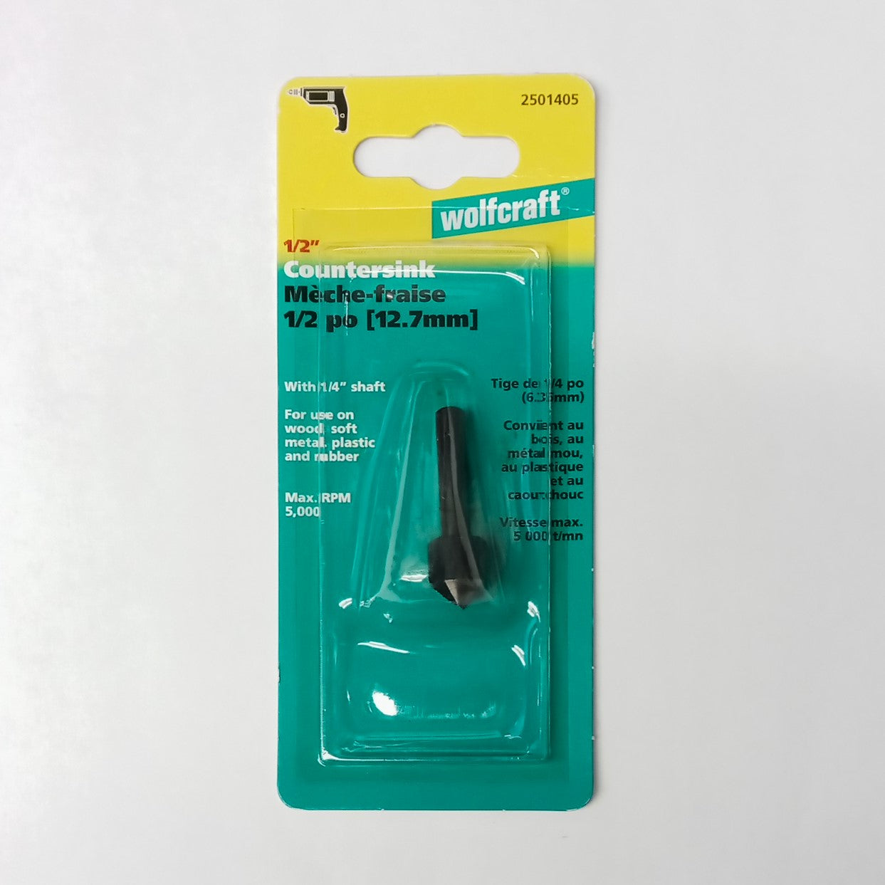 Wolfcraft 2513 1/4 Countersink Made in Germany - India Wolfcraft 2513 1/4 Countersink Made in Germany - India
