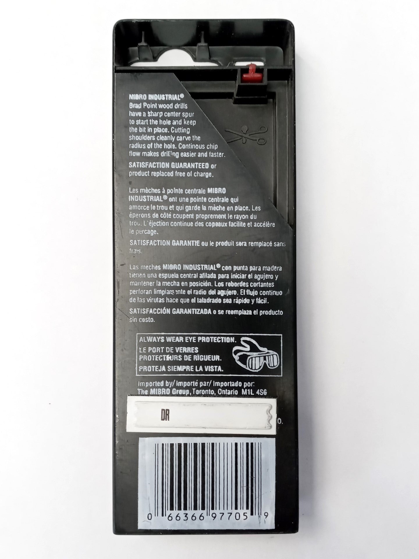 Mibro 977051 5-Piece 1/8" to 3/8" Brad Point Bit Set