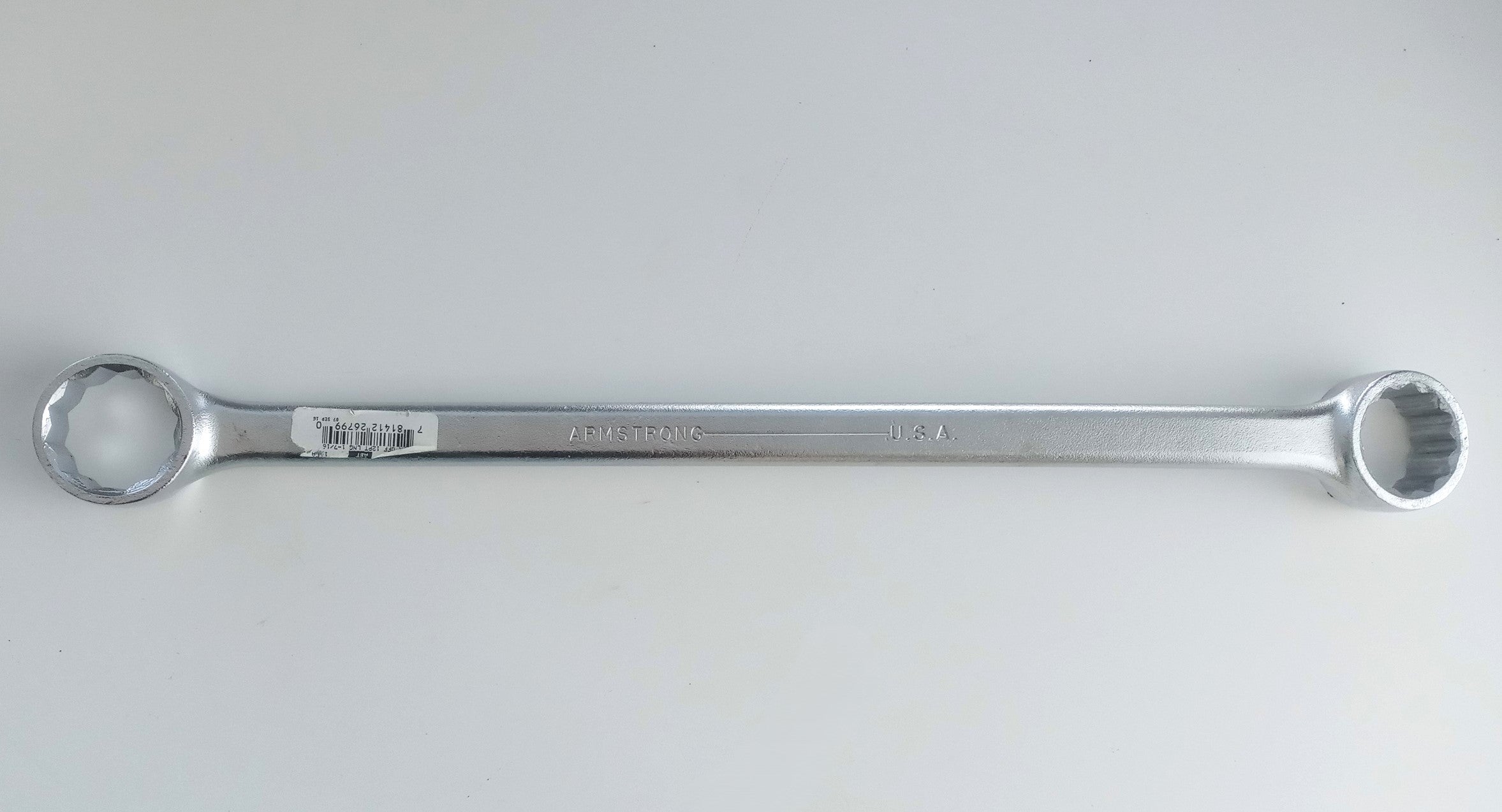 Armstrong 26-799 12 Point Satin Finish 15° Offset Box Wrench 1-7/16 x 1-5/8" USA