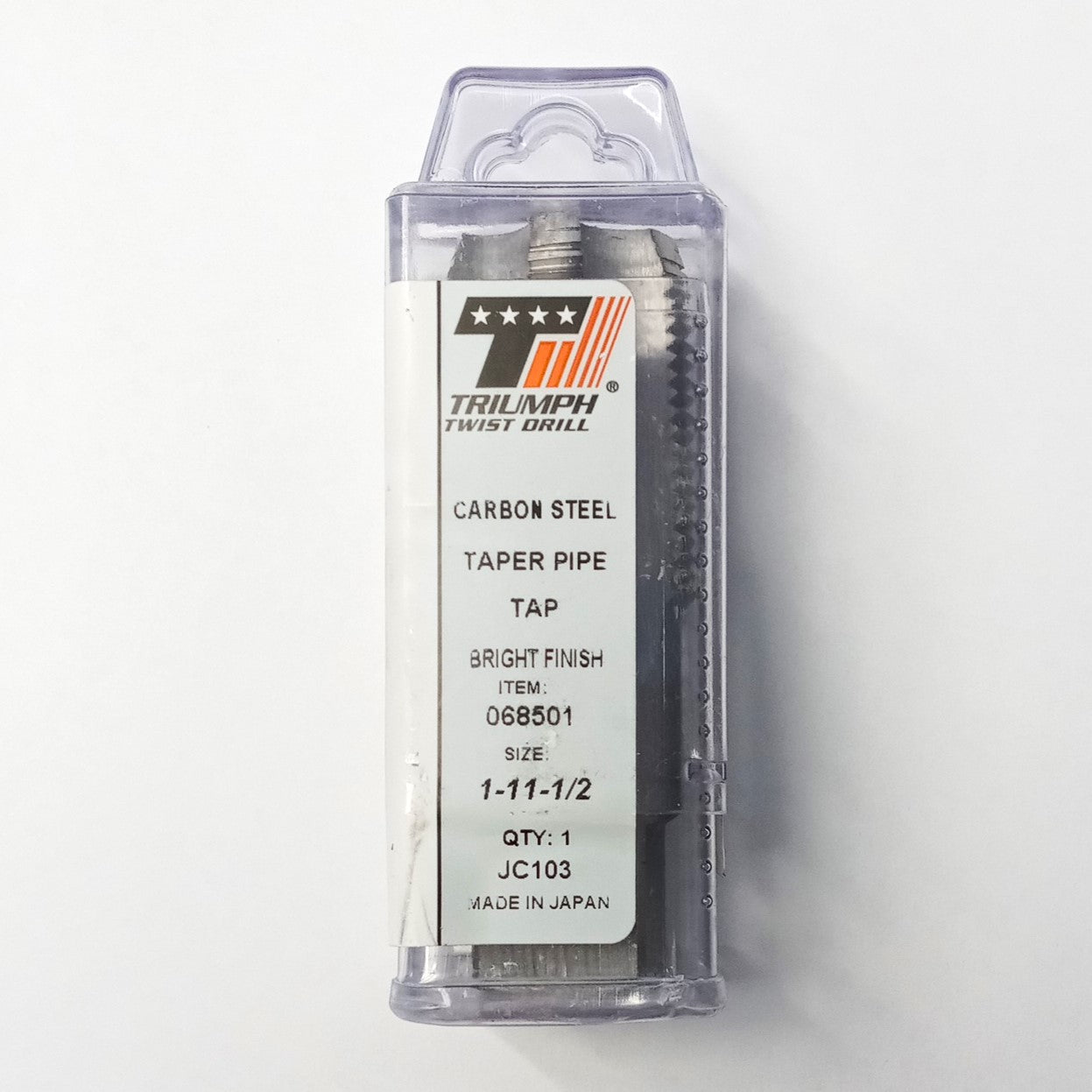 Triumph 068501 1-11-1/2 Pipe Tap 2610943851 Japan #T35