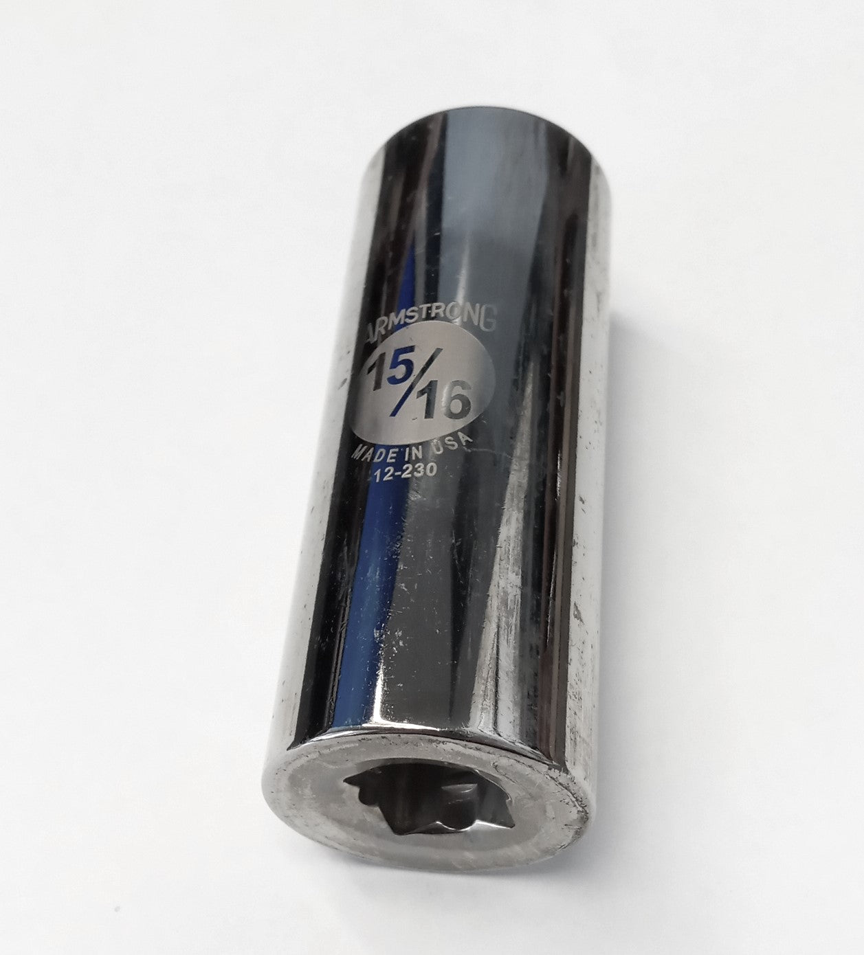 Armstrong 12-230 1/2" Drive 1" Deep Socket 6-Point USA Made