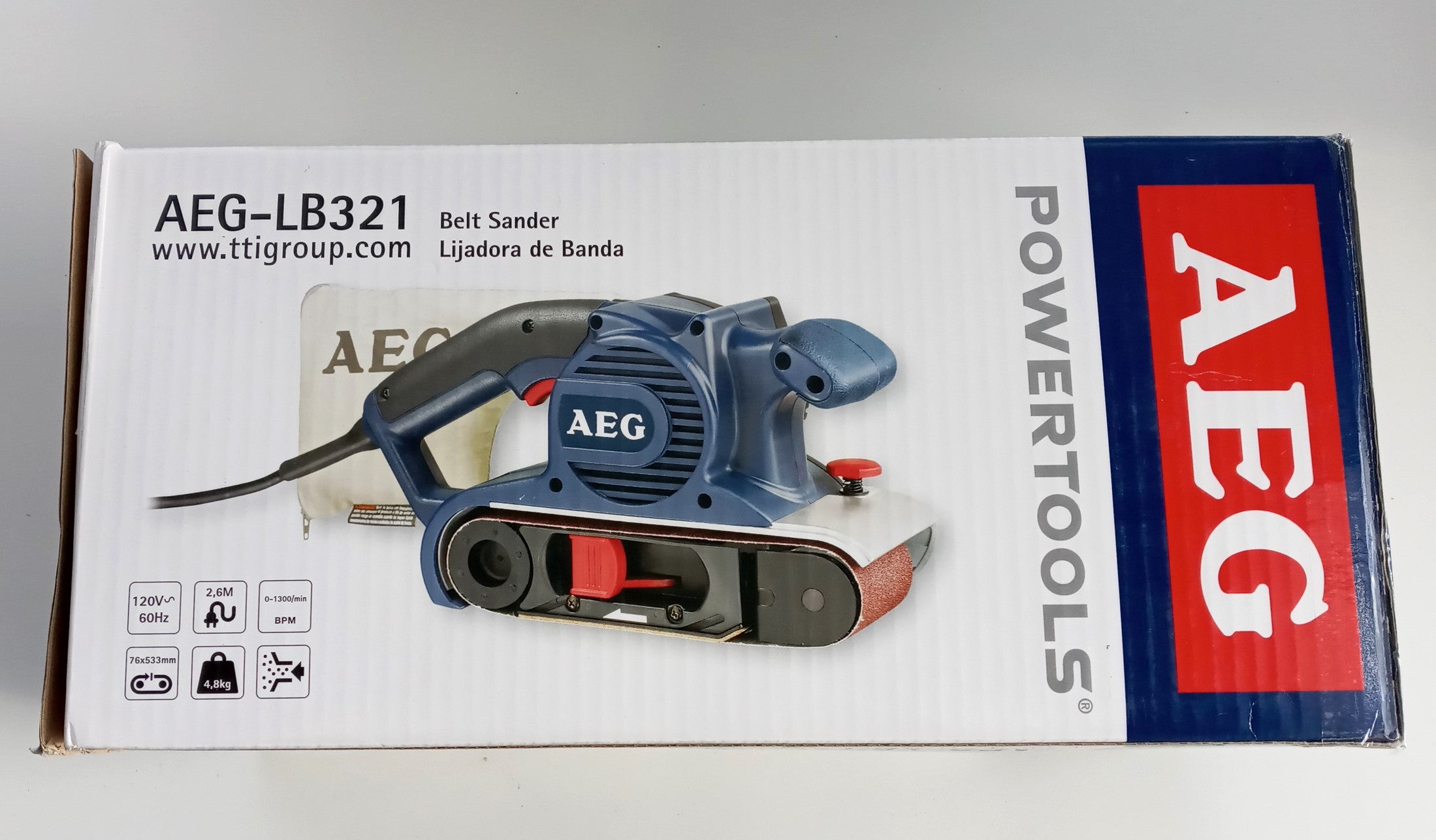 AEG Aeg-LB321 Belt Sander 3" x 21" Corded