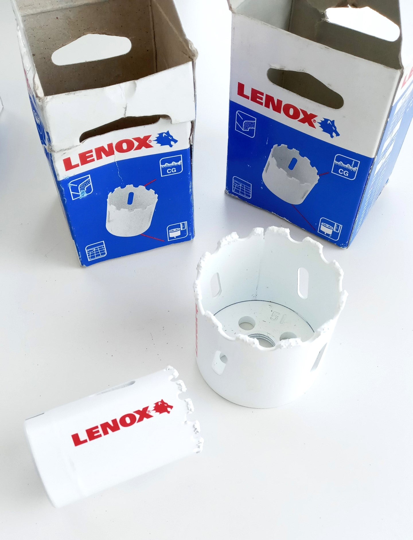 Lenox Master-Grit 48CG Carbide Grit Abrasive Hole Saw 11pc Set 3"-3/4"