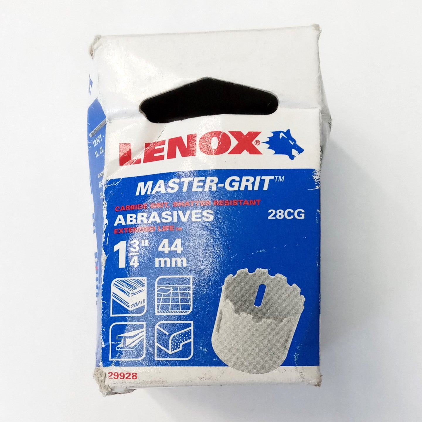 Lenox 22928 Master-Grit Carbide Abrasive Hole Saw 1-3/4"