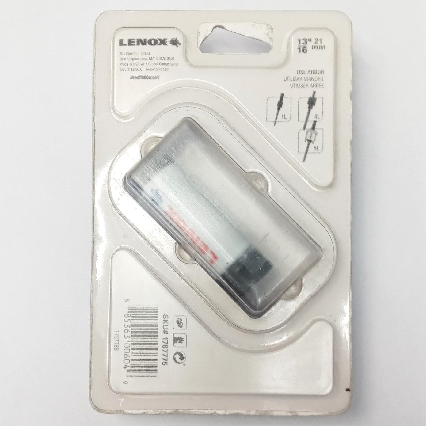 Lenox 1787775 Bi-Metal Hole Saw 13/16" USA