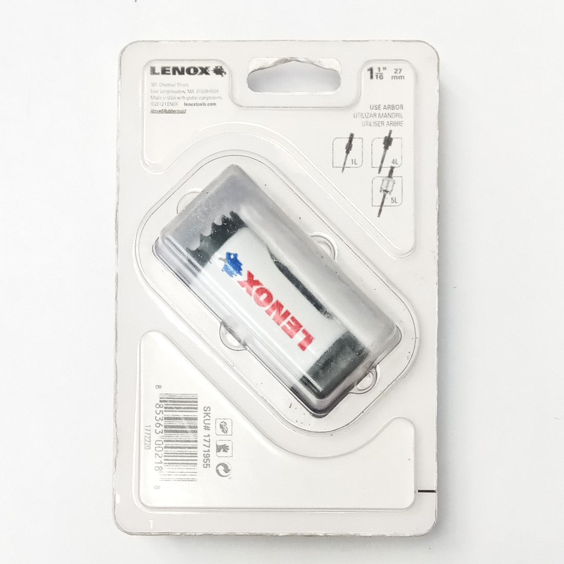 Lenox 1771955 Bi-Metal Hole Saw 1-1/16" USA