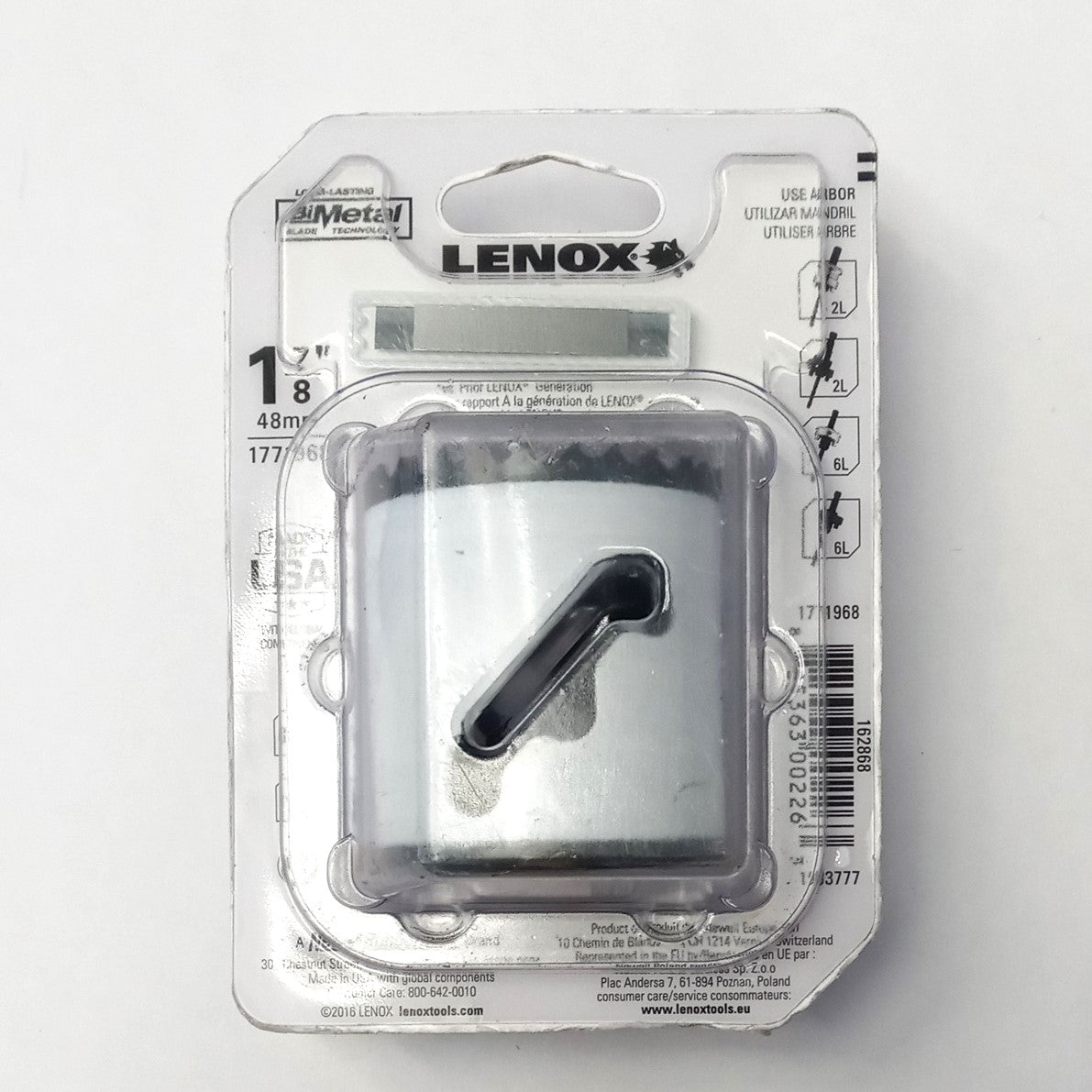 Lenox 1771968 Bi-Metal Hole Saw 1-7/8" USA